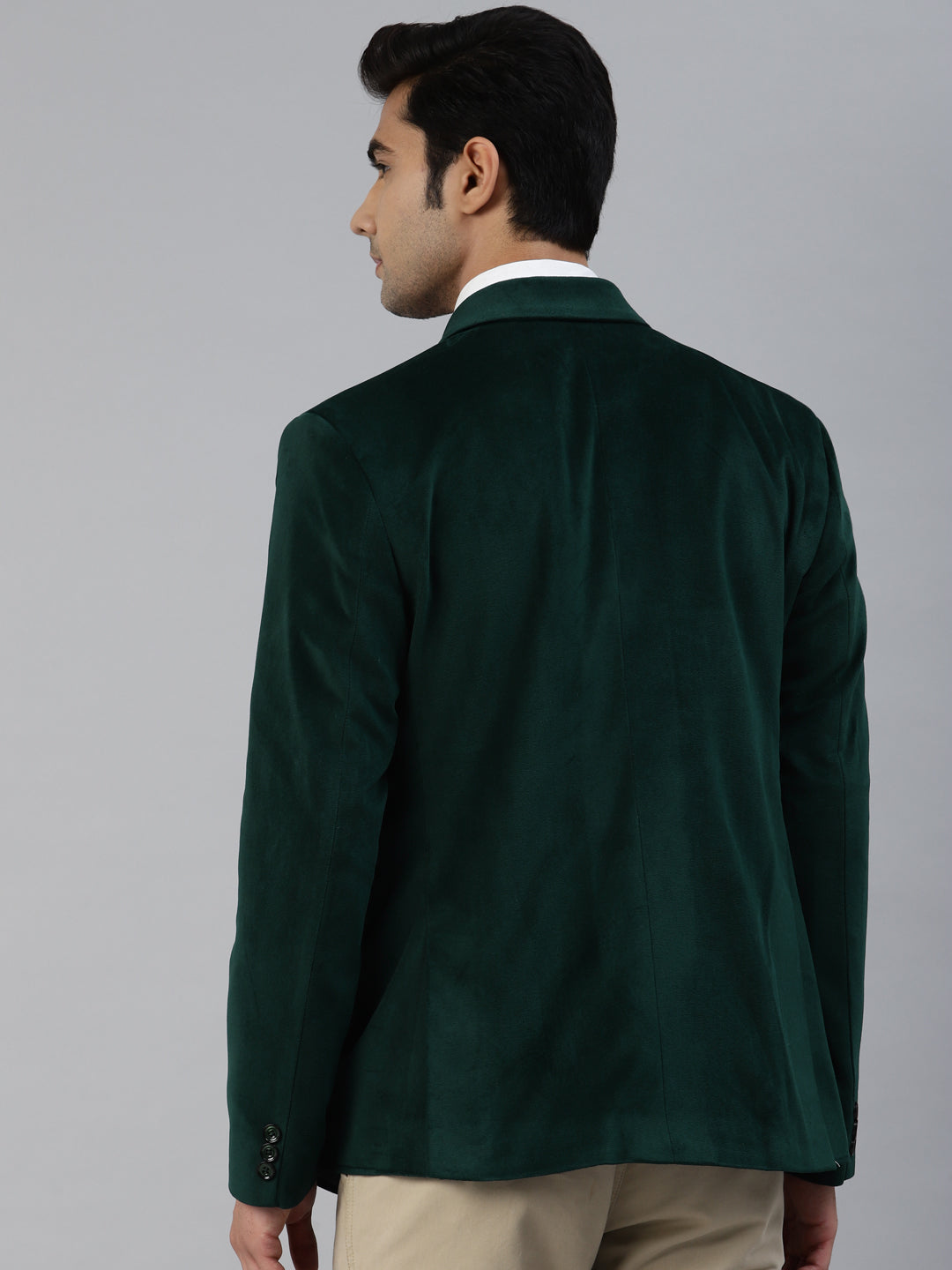 Luxrio Blazer Velvet Tuxedo for Men Green