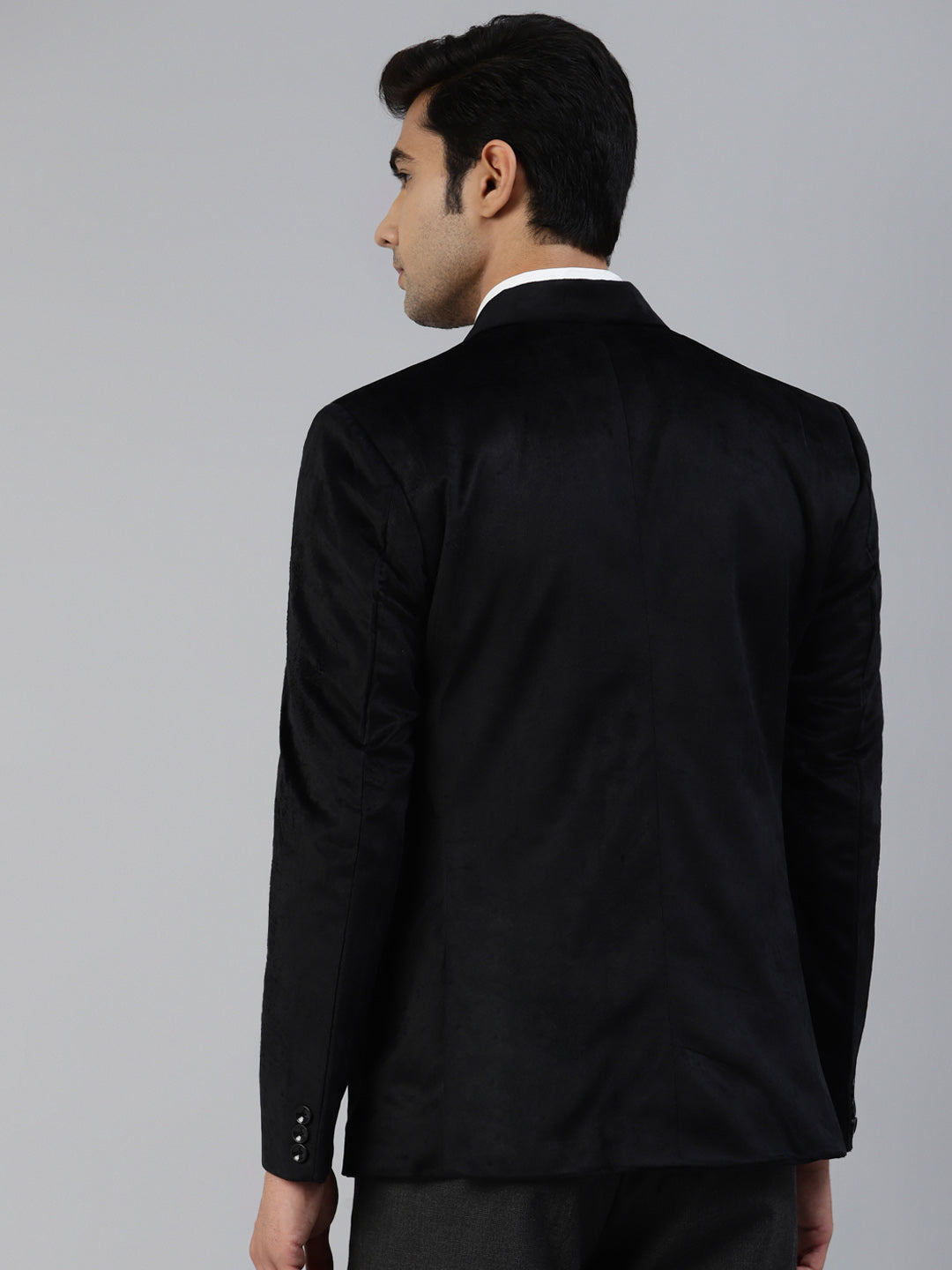 Luxrio Blazer Velvet Tuxedo for Men Black